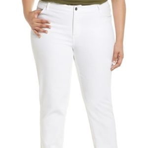 Lafayette 148 New York Thompson White Jeans Sz. 12